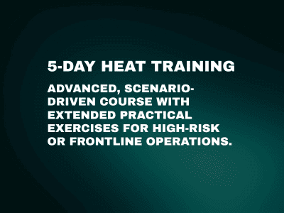 Professional HEAT Training in Baghdad, Basra, and Erbil for Corporate, NGO, and Oil & Gas Teams Facing High-Risk Conditions