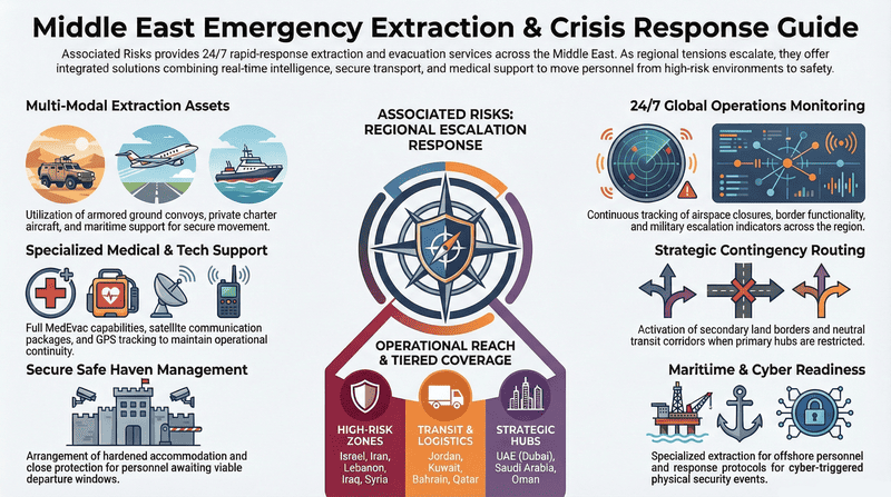 Middle East Crisis Response, Emergency Evacuation, Medical Extraction and Expatriate Repatriation Services During Iran–Israel–United States Escalation