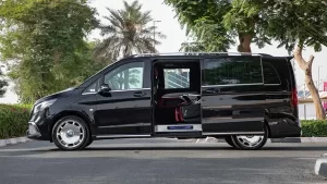 Elite Executive Protection & Close Protection Services in Singapore Featuring Luxury Mercedes V-Class Vans Secure Chauffeur Services